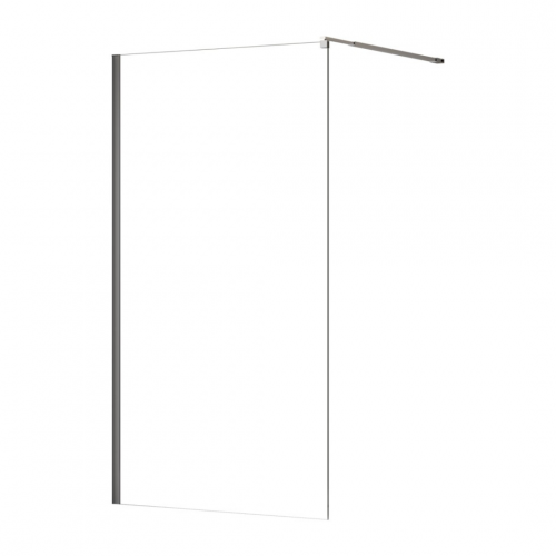 Pevné stěny DOMOSPA Walk-In 100, lesk transparent