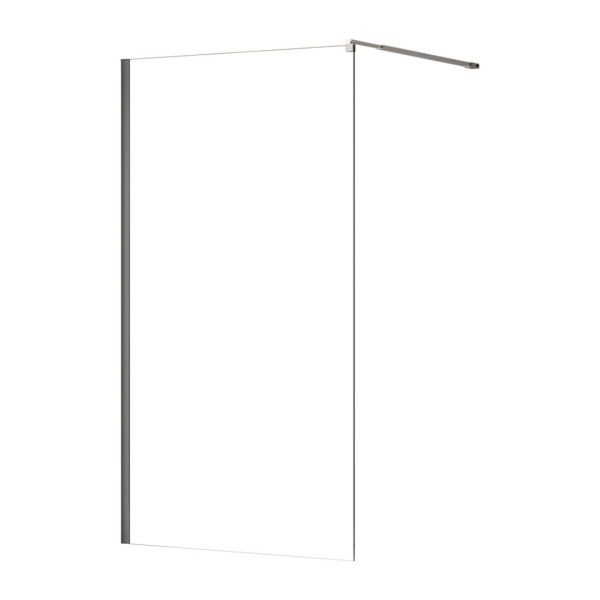 Pevné stěny DOMOSPA Walk-In 100, lesk transparent